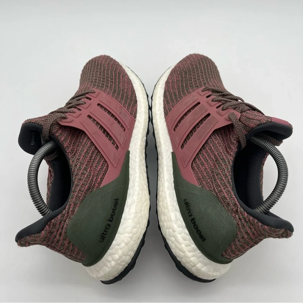 adidas Ultraboost Athletic Shoes in Rosewood and Olive